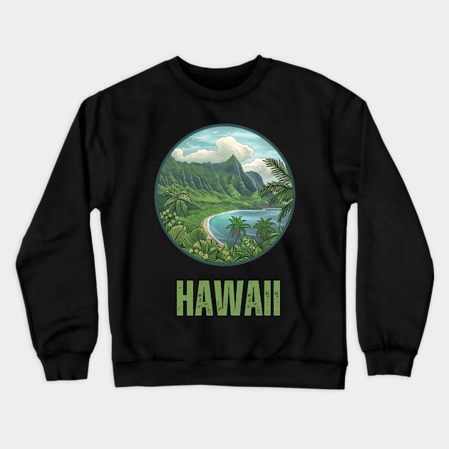 Hawaii State USA Crewneck Sweatshirt by Mary_Momerwids